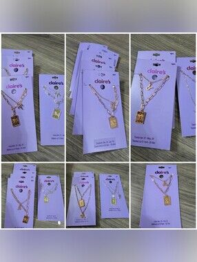 Claire's Gold & Silver Zodiac Charm Necklace - Mixed Metals 50+ Necklaces!